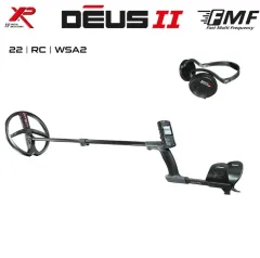 Deus 2 Dedektör - 22,5cm FMF Başlık, Ana Kontrol Ünitesi ve WSA2 Kulaklık